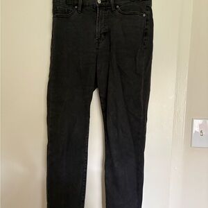 High-Rise O.G. Straight Black Jeans